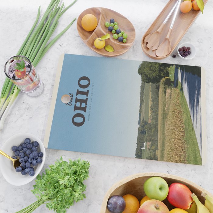 Visit Ohio Cutting Board Gallery Image 2