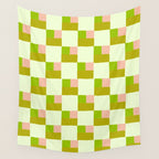 Palm Beach Check Wall Tapestry Gallery Image 4