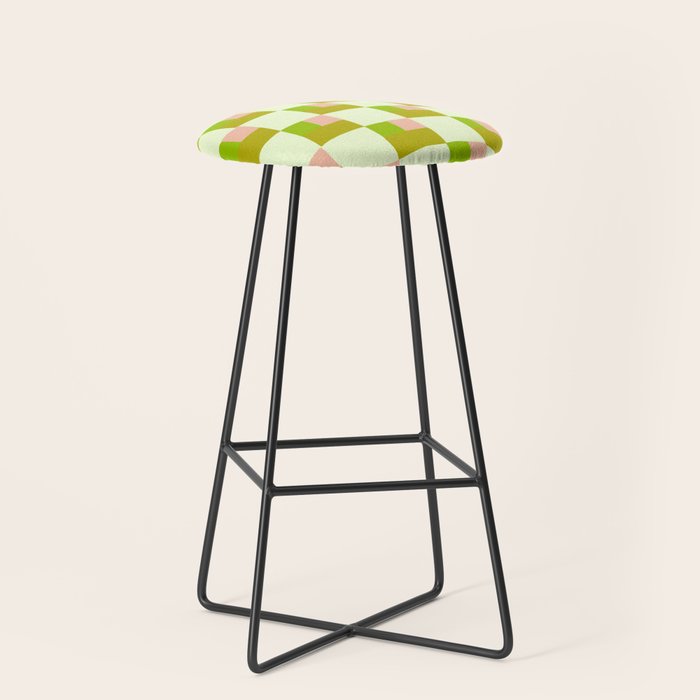 Palm Beach Check Stool Gallery Image 1
