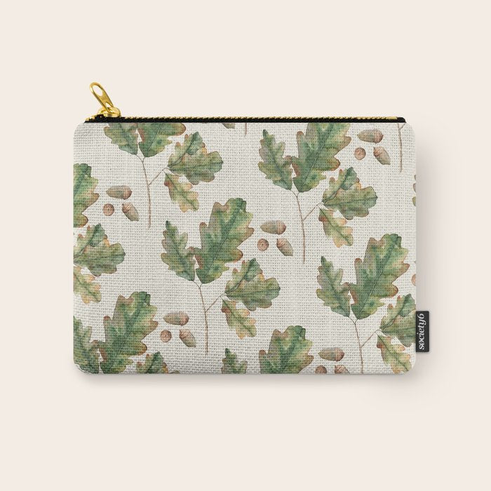 Oak tree  green leaves  Carry All Pouch Gallery Image 1