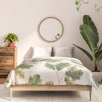 Oak tree  green leaves  Comforter Gallery Image 3