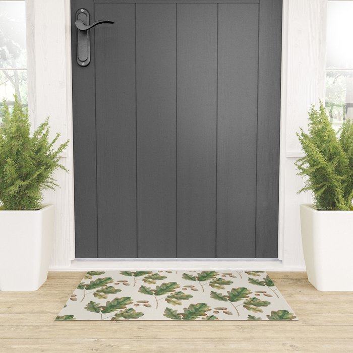 Oak tree  green leaves  Welcome Mat Gallery Image 3
