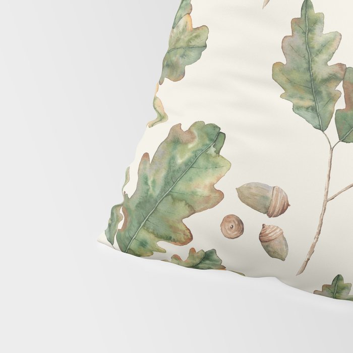 Oak tree  green leaves  Pillow Sham Gallery Image 4
