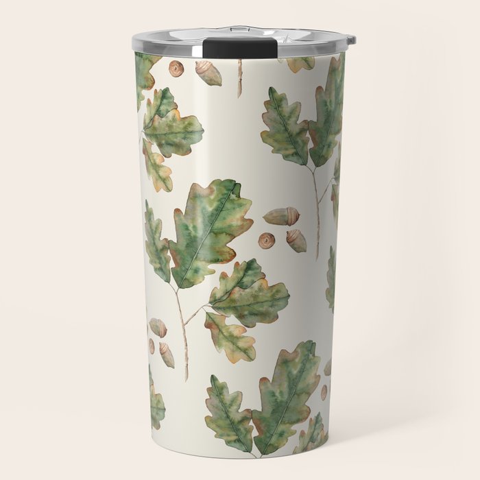 Oak tree  green leaves  Travel Mug Gallery Image 1