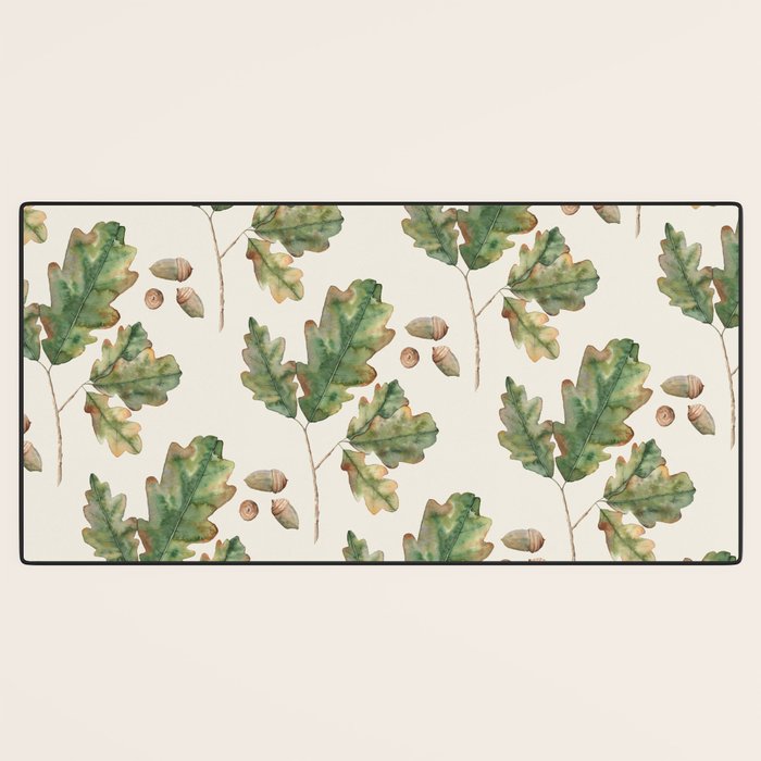 Oak tree  green leaves  Desk Mat Gallery Image 3