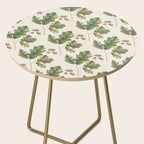 Oak tree  green leaves  Side Table Gallery Image 2
