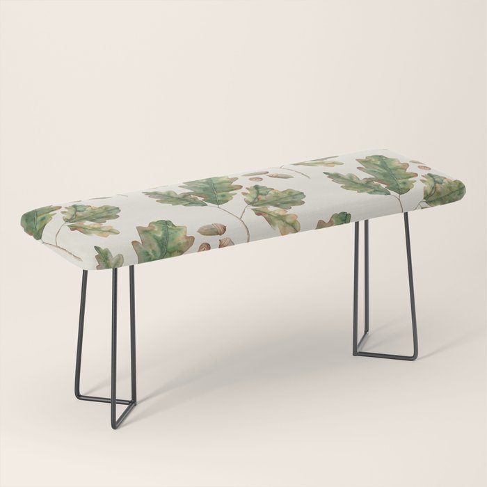 Oak tree  green leaves  Bench Gallery Image 1