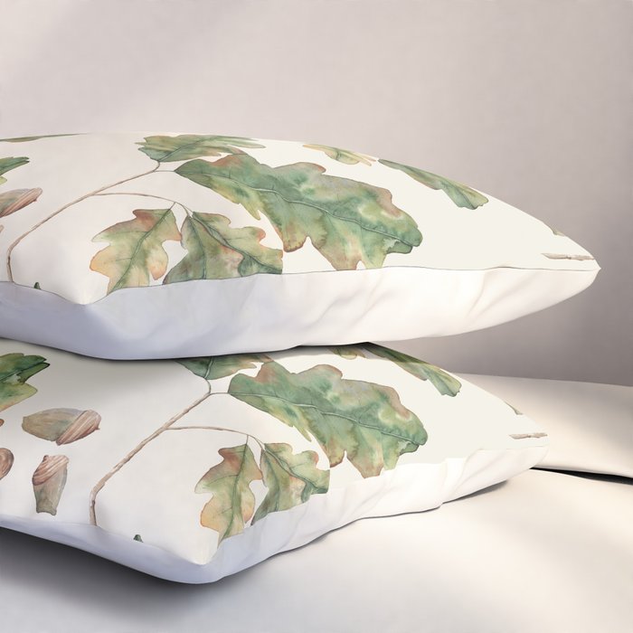 Oak tree  green leaves  Pillow Sham Gallery Image 3