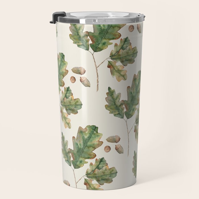 Oak tree  green leaves  Travel Mug Gallery Image 3