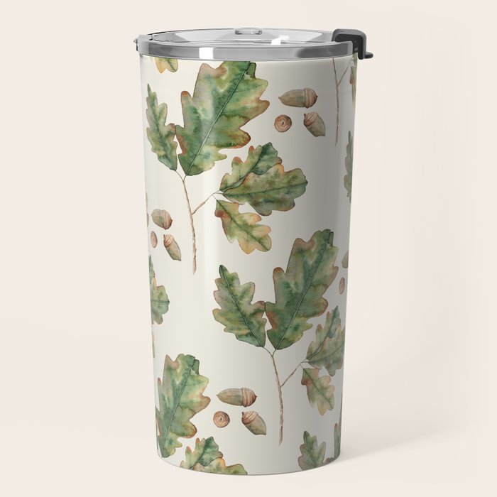 Oak tree  green leaves  Travel Mug Gallery Image 2