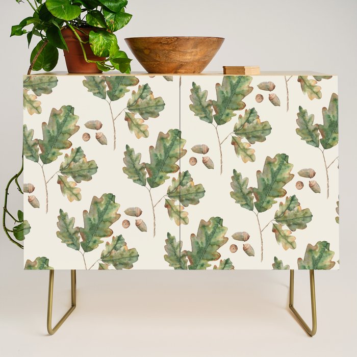 Oak tree  green leaves  Credenza Gallery Image 1