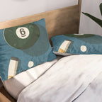 BILLIARDS / Ball 6 Pillow Sham Gallery Image 2