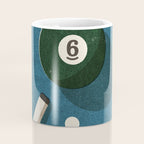 BILLIARDS / Ball 6 Coffee Mug Gallery Image 4