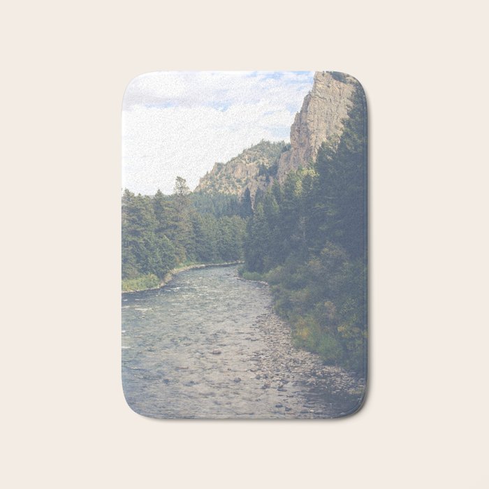 The Montana Collection - A River Runs Through It - Gallatin Canyon Bath Mat Gallery Image 1