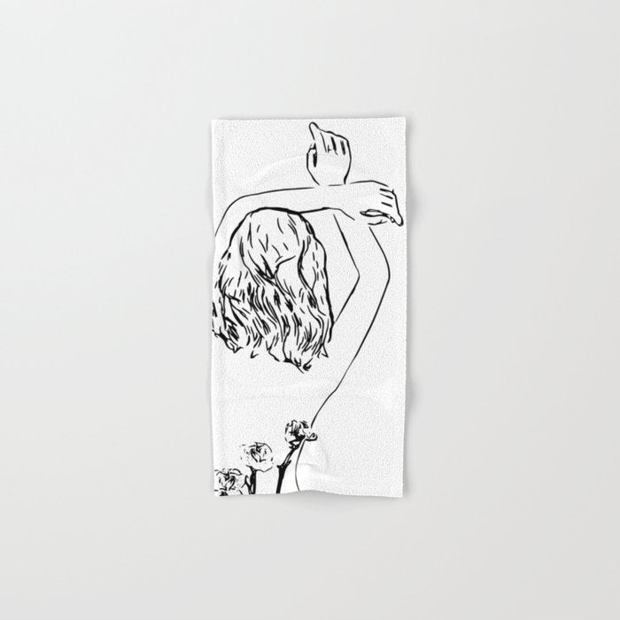 Oblivious #drawing #illustration Bath Towel Gallery Image 1