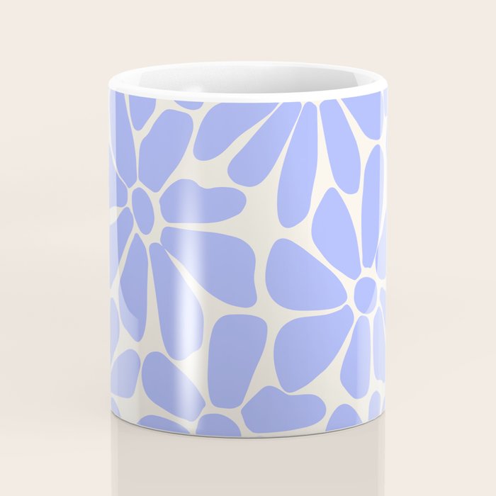 Lavender - Retro Floral  Coffee Mug Gallery Image 4