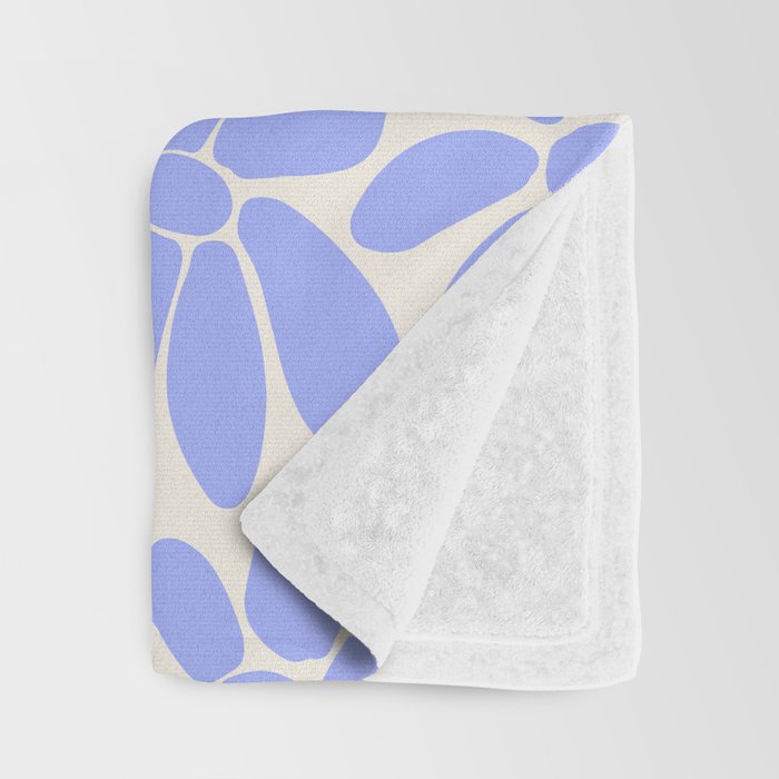 Lavender - Retro Floral  Throw Blanket Gallery Image 3