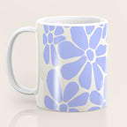 Lavender - Retro Floral  Coffee Mug Gallery Image 3