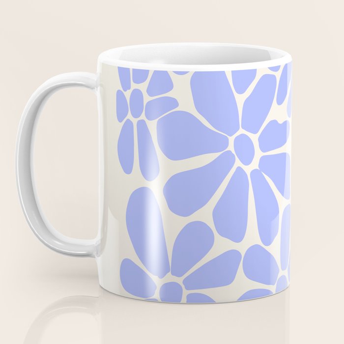 Lavender - Retro Floral  Coffee Mug Gallery Image 3