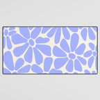 Lavender - Retro Floral  Desk Mat Gallery Image 3