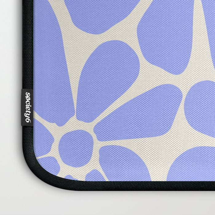 Lavender - Retro Floral  Laptop Sleeve Gallery Image 3
