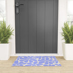 Lavender - Retro Floral  Welcome Mat Gallery Image 3