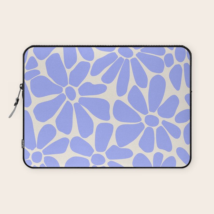 Lavender - Retro Floral  Laptop Sleeve Gallery Image 1