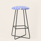 Lavender - Retro Floral  Stool Gallery Image 1