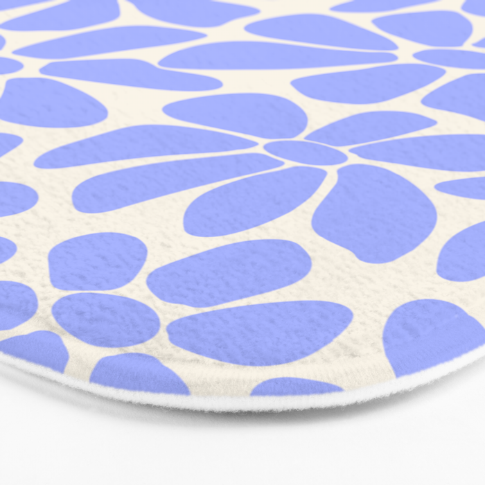 Lavender - Retro Floral  Bath Mat Gallery Image 3