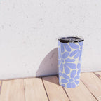 Lavender - Retro Floral  Travel Mug Gallery Image 4