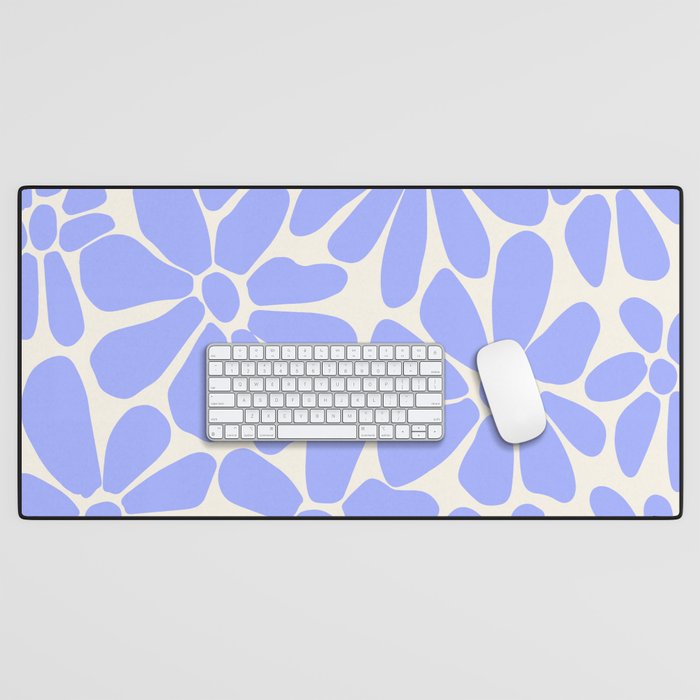 Lavender - Retro Floral  Desk Mat Gallery Image 1