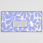 Lavender - Retro Floral  Desk Mat Gallery Image 1