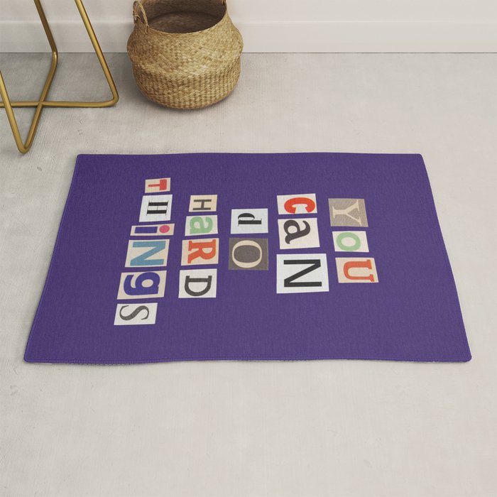 You can do hard things / Daily Reminder #1 Rug Gallery Image 1