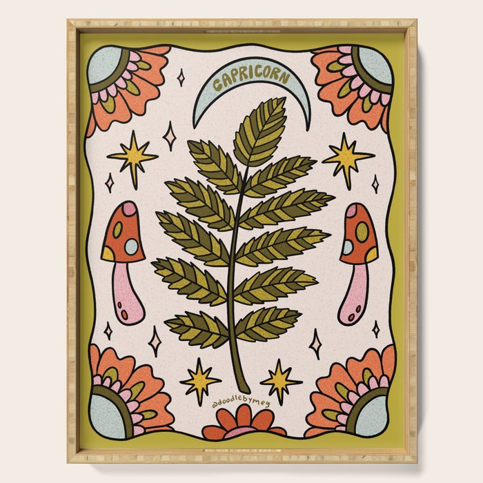 Capricorn Leaf Serving Tray Gallery Image 1