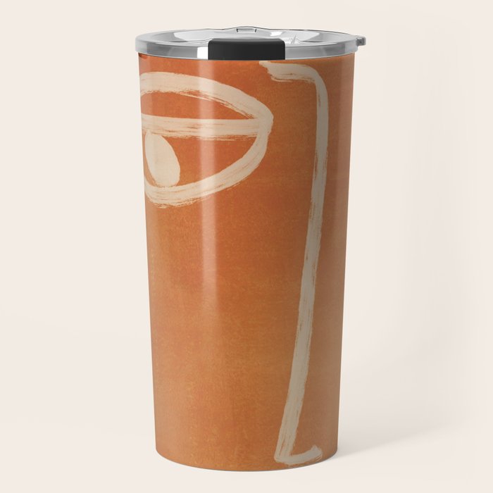 Abstract Face 26 Travel Mug Gallery Image 1