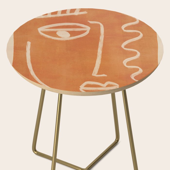 Abstract Face 26 Side Table Gallery Image 2