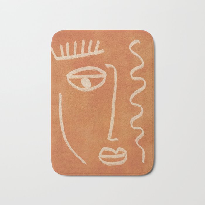 Abstract Face 26 Bath Mat Gallery Image 1
