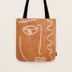 Abstract Face 26 Tote Bag Gallery Image 1