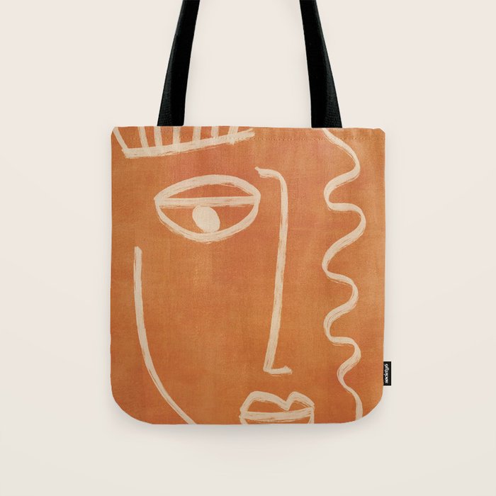 Abstract Face 26 Tote Bag Gallery Image 1