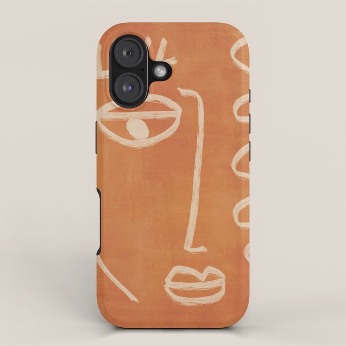 Abstract Face 26 iPhone Case Gallery Image 1