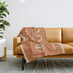 Abstract Face 26 Throw Blanket Gallery Image 1