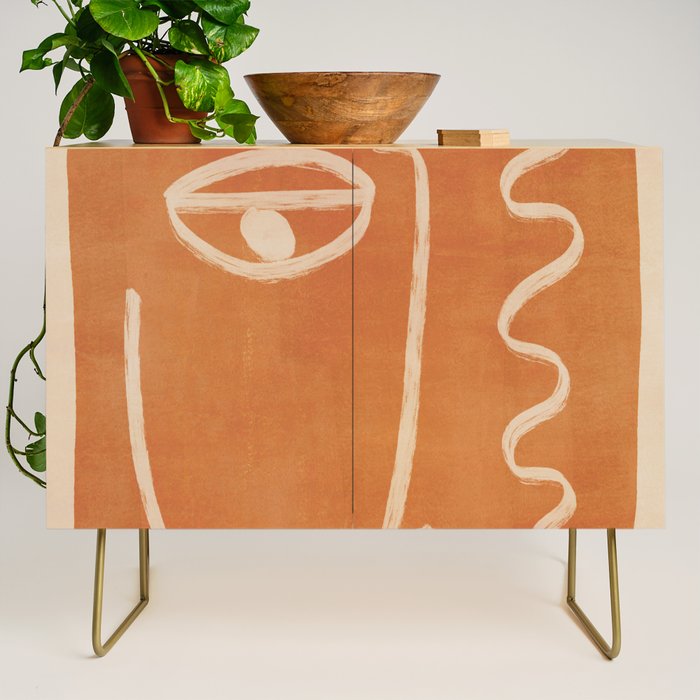 Abstract Face 26 Credenza Gallery Image 1