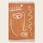Abstract Face 26 Cutting Board Gallery Image 1