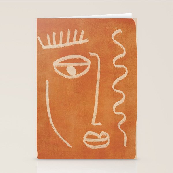 Abstract Face 26 Stationery Card Gallery Image 2