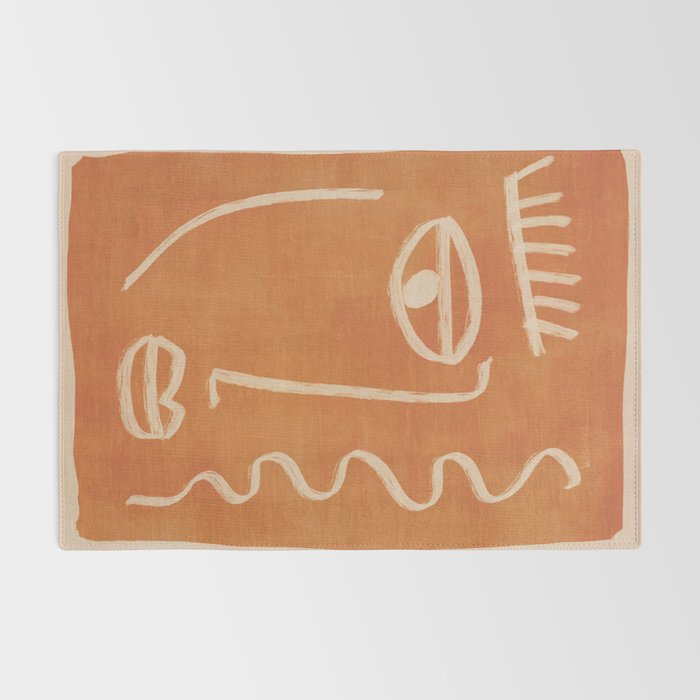 Abstract Face 26 Rug Gallery Image 2