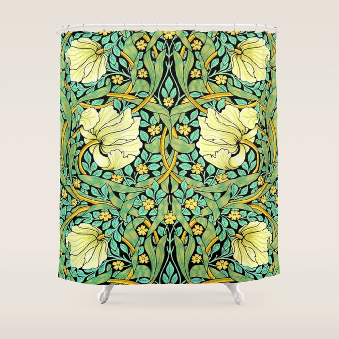 William Morris Pimpernel Shower Curtain Gallery Image 1