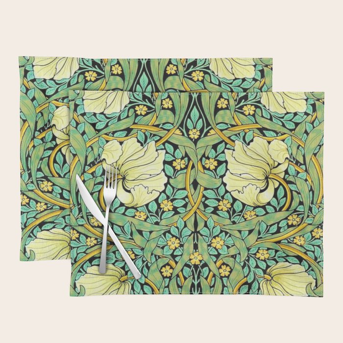 William Morris Pimpernel Placemat Gallery Image 1