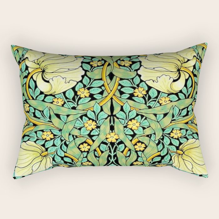 William Morris Pimpernel Rectangular Pillow Gallery Image 2