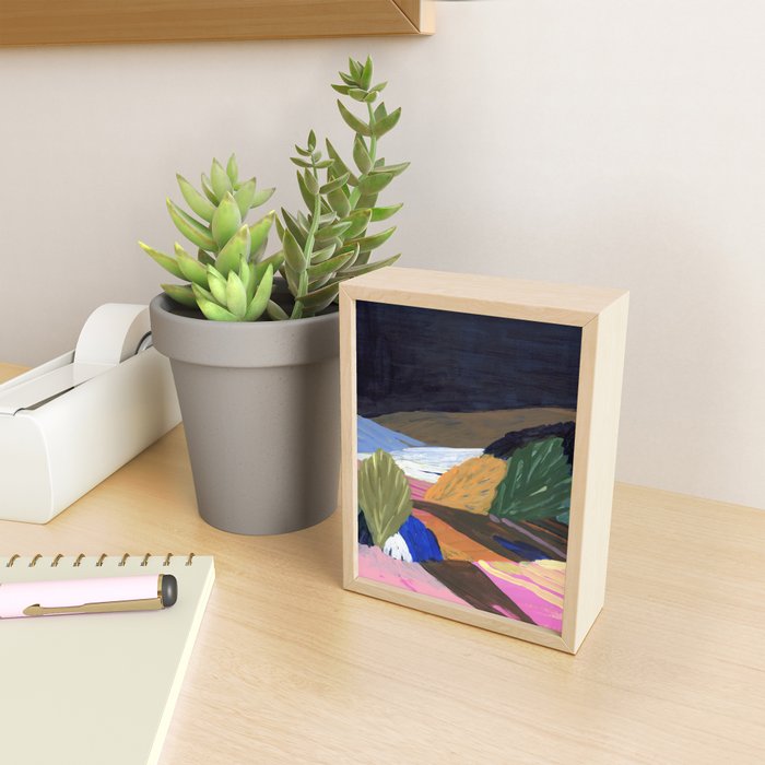 Colors of night fields Mini Art Print Gallery Image 2