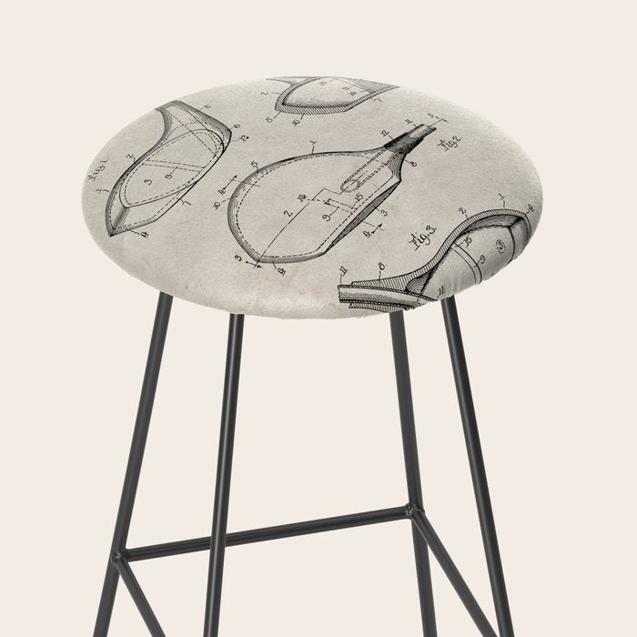 Golf Driver Patent - Golf Art - Antique Stool Gallery Image 2